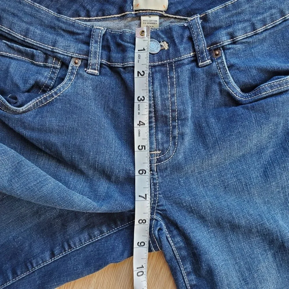 G.H. Bass & Co blue denim Bermuda‎ shorts size 0